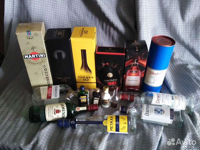 Коробки и бутылки