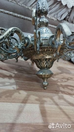 Люстра бронза