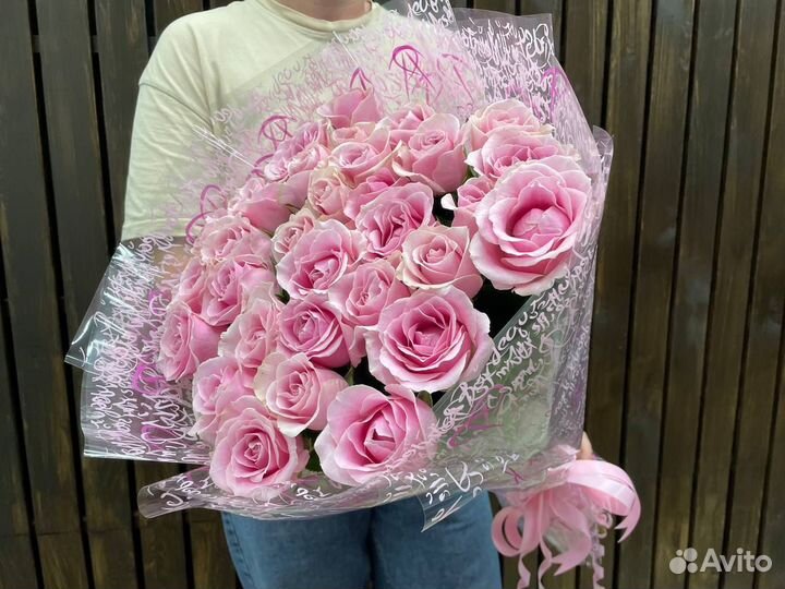 Букет свежих роз 31 шт