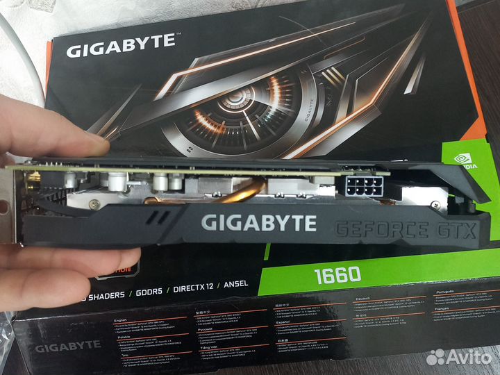 Видеокарта gtx 1060 6gb gigabyte