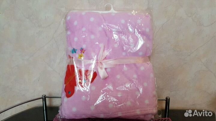 Плед новый детский 100х120