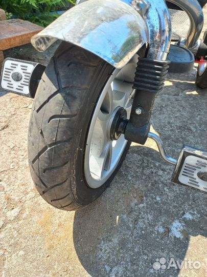 Велосипед коляска с ручкой