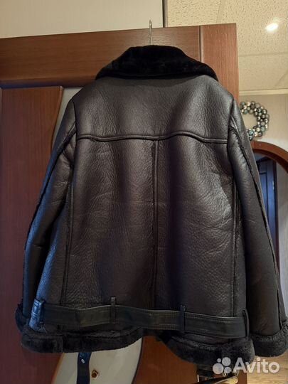 Дубленка авиатор женская