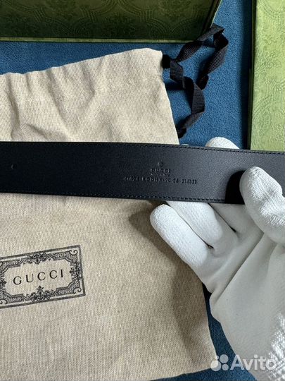 Ремень Gucci monogram supreme belt оригинал