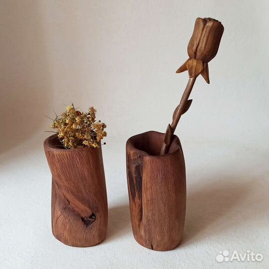 Вазы для сухоцветов из можжевельника