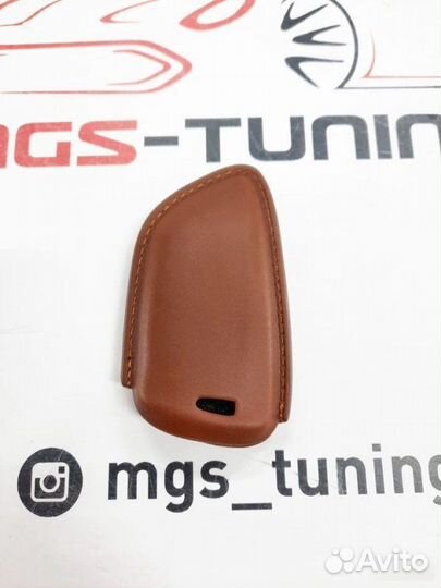 Чехол для ключа BMW коричневый стиль 2