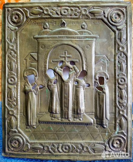 Старинные иконы. Крестовоздвижение