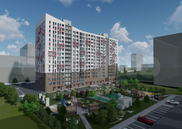 Квартира-студия, 35,7 м², 12/16 эт.