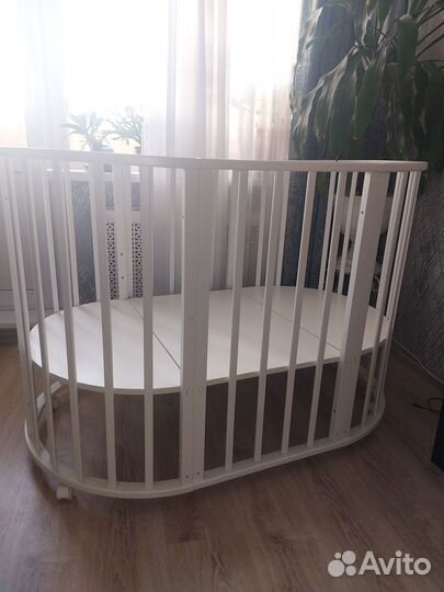 Детская кроватка круглая трансформер