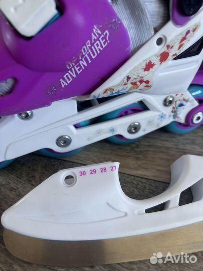 Ролики - коньки детские. Шлем в подарок