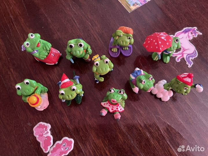 Полная серия коллекционных игрушек froggy friends