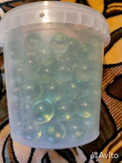 Декоративные стеклянные шарики для декора, аквариу