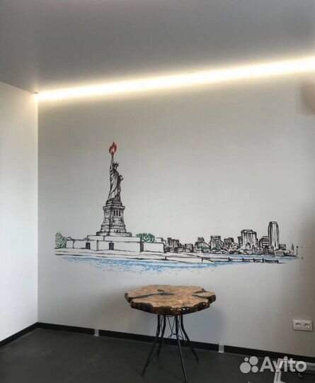 Печать на стенах