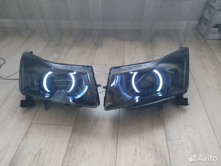 Фары Шевроле Круз Камаро + rgb