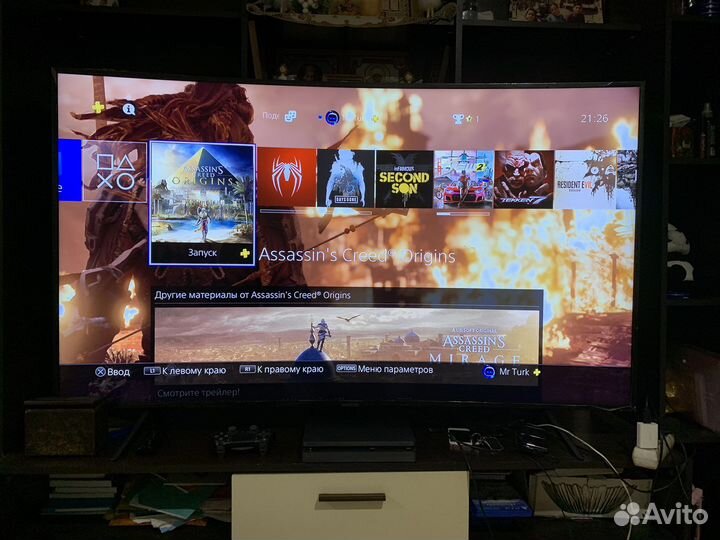 Sony playstation 4 slim 1tb с играми