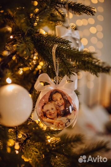 Новогодние шары с вашим фото