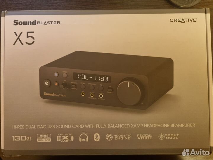 Внешняя звуковая карта Creative Sound Blaster X5