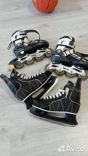 Коньки, ролики