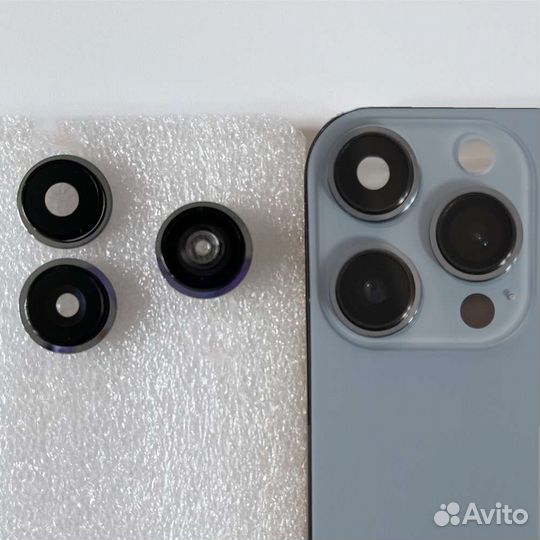 Муляж линзы камеры iPhone Xr в корпусе 13 - 14 pro