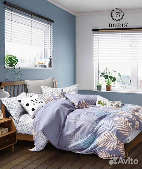 Постельное белье сатин евро