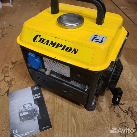 Генератор бензиновый GG950 650W Champion