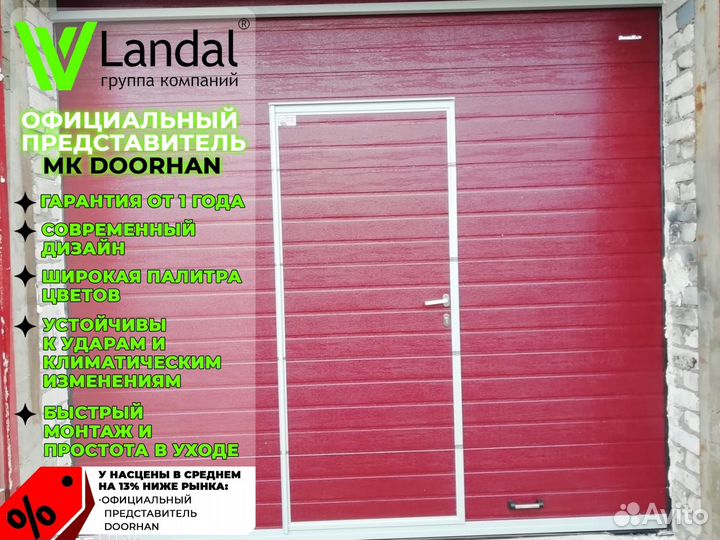 Секционные ворота