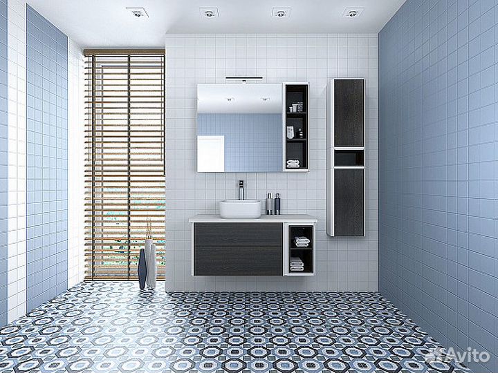 Полка Акватон Брук 40 1A201201bcdf0 Дуб ферр