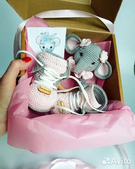 Вязаный набор для девочки