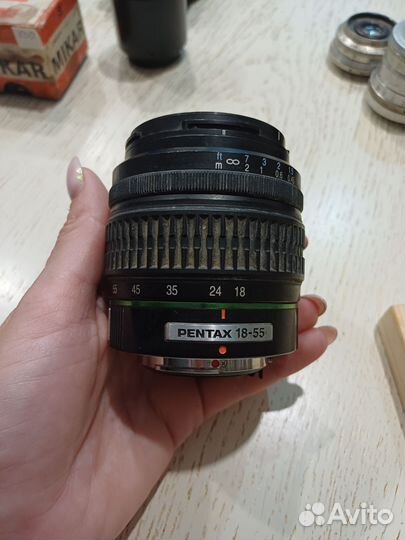 Объектив smc pentax DA 1:3.5-5.6. 18-55mm AL, 52mm