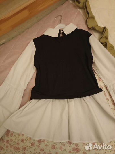 Белая блуза