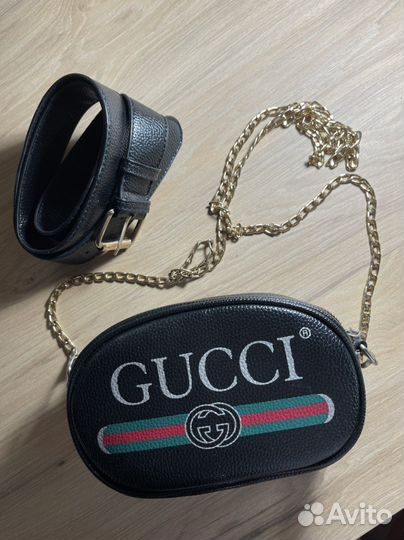 Сумка женская на пояс или через плечо