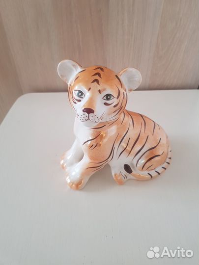 Статуэтка / штоф Уссурийский тигренок (керамика)