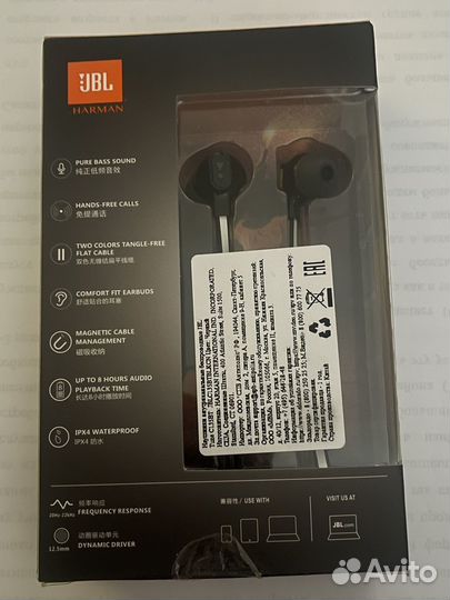 Наушники Bluetooth JBL C135BT Black