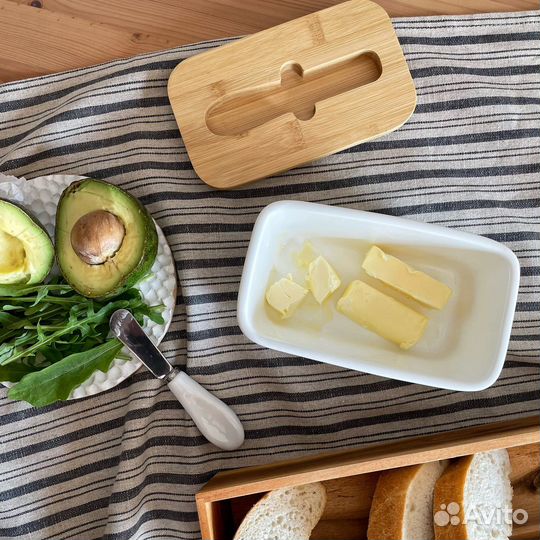 Масленка керамическая в стиле Zara Home