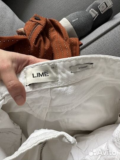 Джинсы lime белые