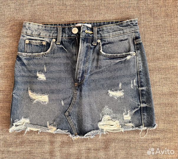 Джинсовая юбка zara