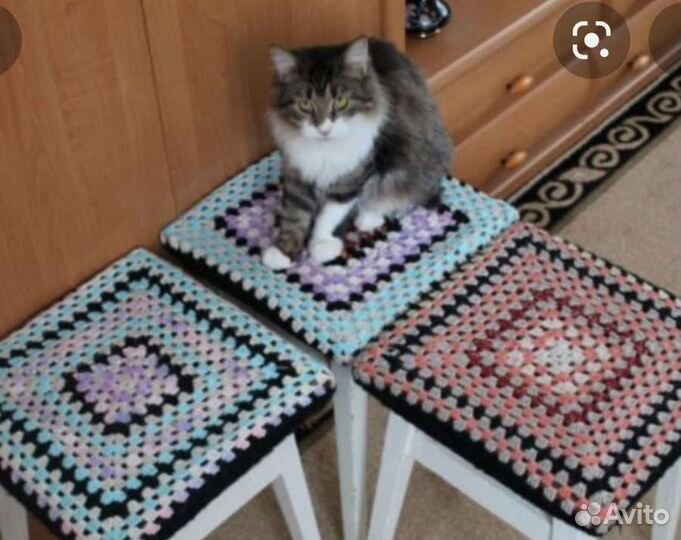 Сидушки на стулья, табурет