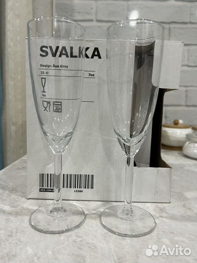 Бокалы под шампанское IKEA