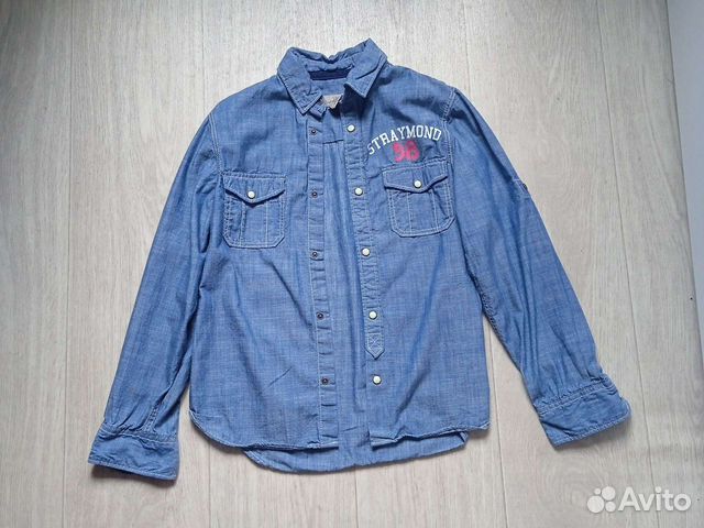 Джинсовая рубашка для мальчиков