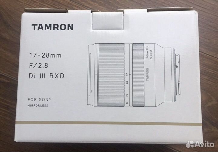 Tamron 17-28 f2.8 Di III RXD Sony E, новый
