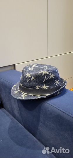 Шляпа панама плетёная пляжная на мальчика