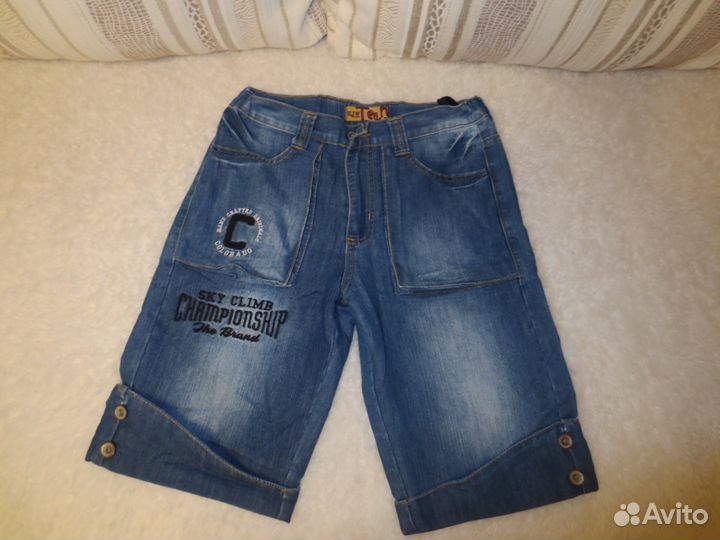 Шорты джинсовые