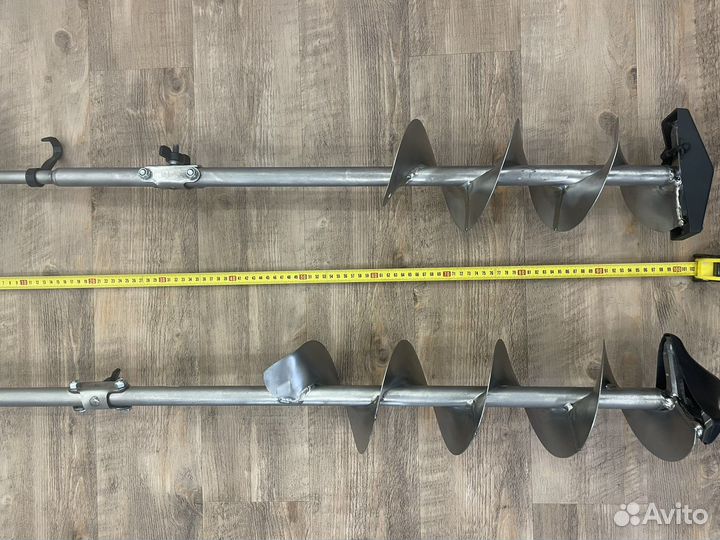 Титановый ледобур 150мм. Новый