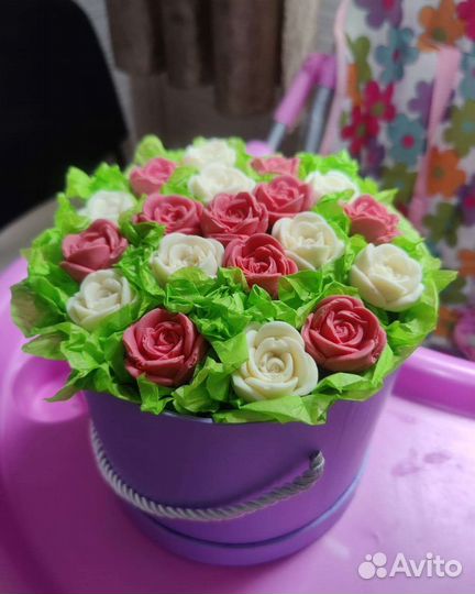 Букет из шоколадных роз