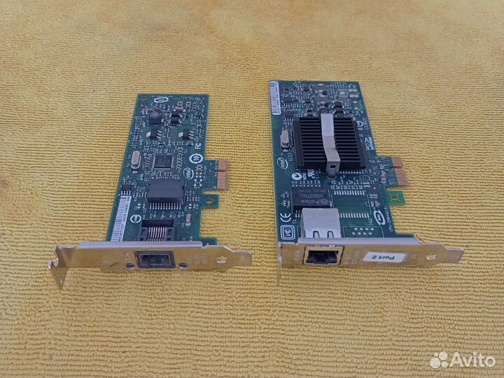 Сетевая карта Intel гигабитная низкопрофильная