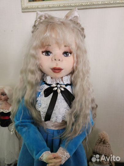 Кукла в технике скульптурный текстиль, рост 60 см