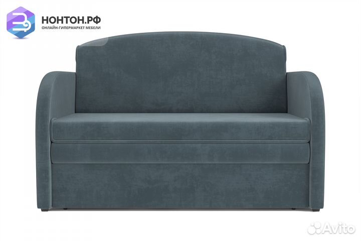 Диван выкатной Малютка велюр серый