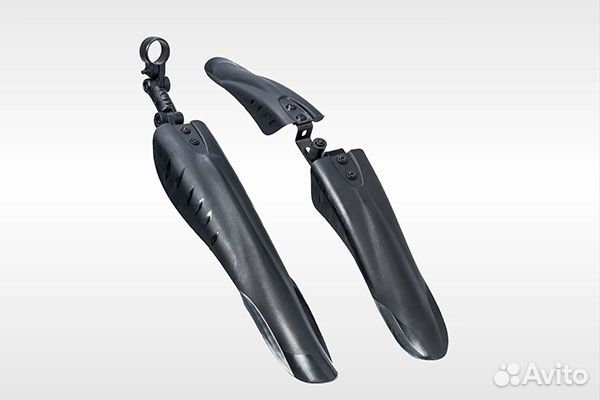 Крылья пластиковые для велосипеда черные № 01