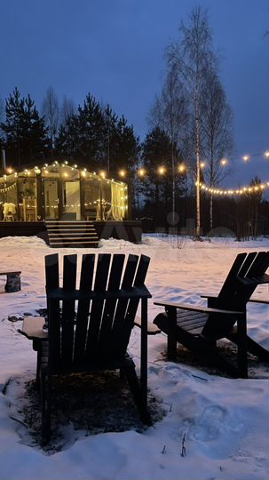 Дом 45 м² на участке 3 га