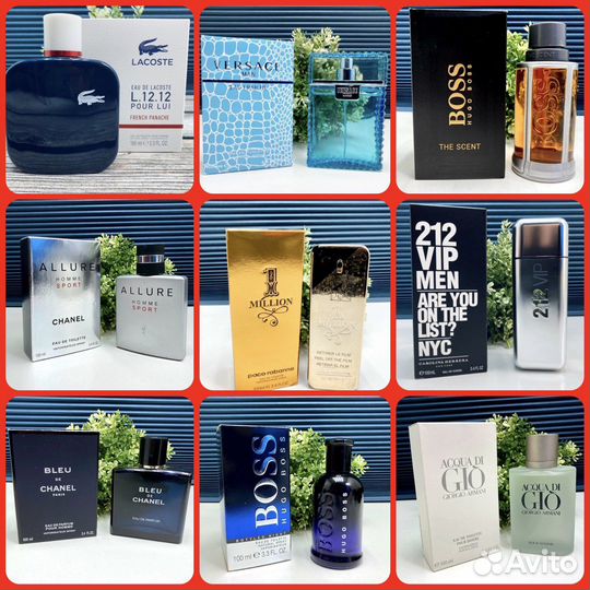 Туалетная вода духи одеколон мужские ароматы